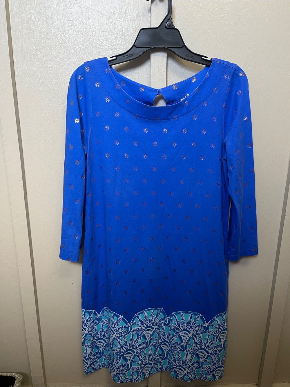 Lilly Pulitzer Bay Dress in the "Blue Grotto Squeeze The Juice" sz M